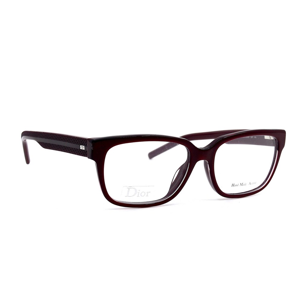 DIOR BLACK TIE189F 98P BURGUNDY AUTHENTIC EYEGLASSES - Picture 2 of 12